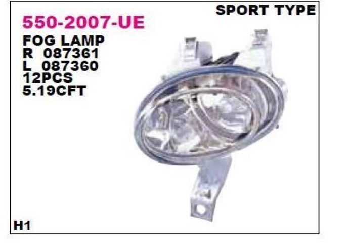 SİS FAR 206 SOL 98-05 SPORT 550-2007