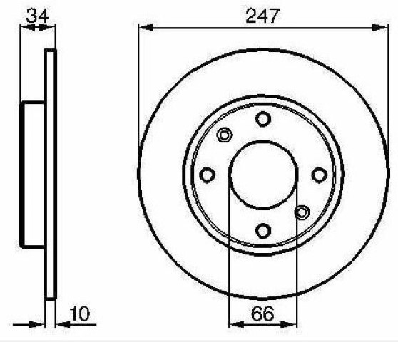 ÖN DİSK AYNA 106-205 247MM