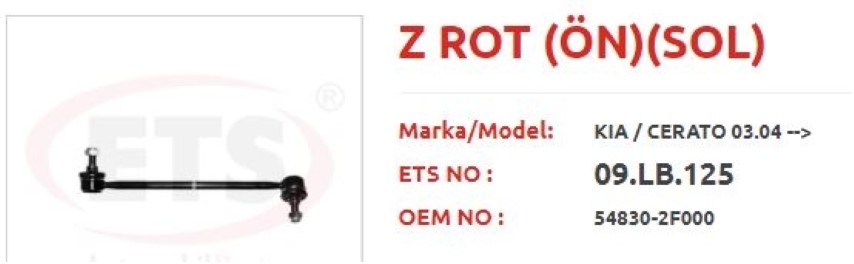 ÖN Z ROT CERATO 04-SOL ETS