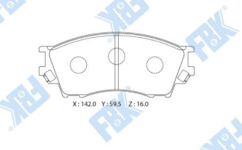 ÖN BALATA B2500 4X4 96--