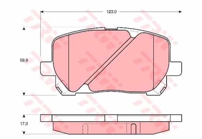 ÖN BALATA AVENSİS 03- 2.0 MOTOR