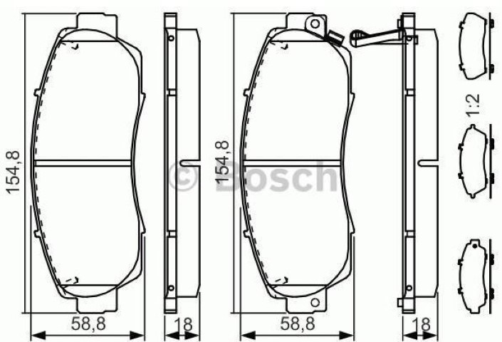 ÖN BALATA CRV 2012-1.5 DİZEL CRV 2020-