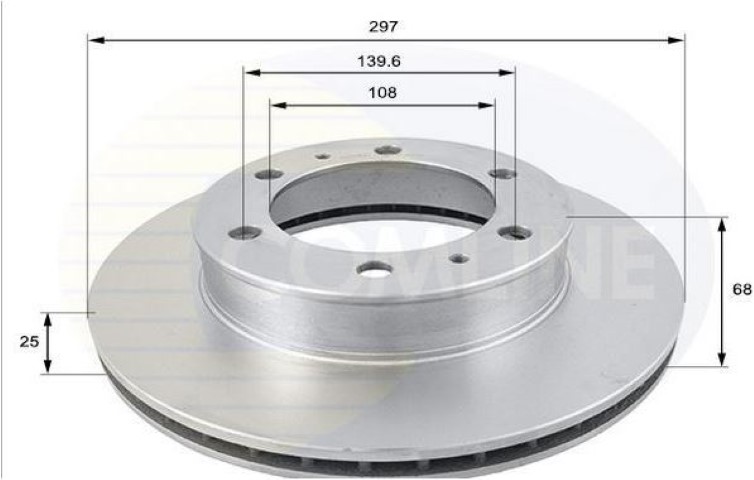 ÖN DİSK AYNA HİLÜX 06- 297MMx6