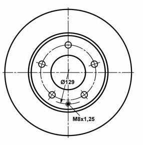 ÖN DİSK AYNA 626 92-01 258MMx5