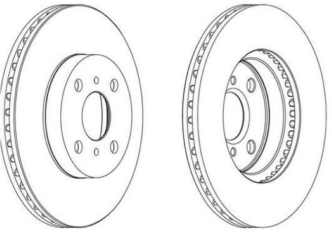 ÖN DİSK AYNA YARİS 06-13 255.4MM (KAMPANALI ARAÇ İÇİN)