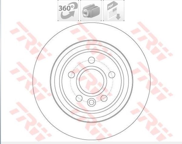 ARKA DİSK AYNA VOLVO V60-S80-V70-XC70 S60 302MM