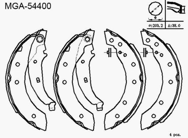 ARKA BALATA 106-206-306-SAXO