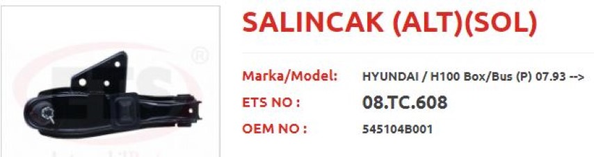 ALT SALINCAK H100 KAMY. 97-05 SOL