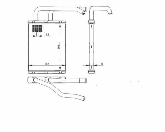 KALORİFER RADYATÖRÜ MAZDA 6 02- 1.8 2.0 16V